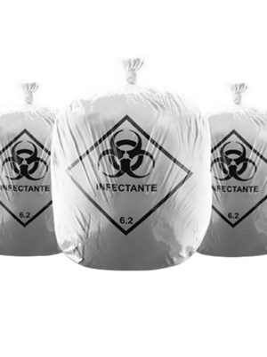 Sacos Lixo INFECTANTE HOSPITALAR 30 Litros | 100 unidades