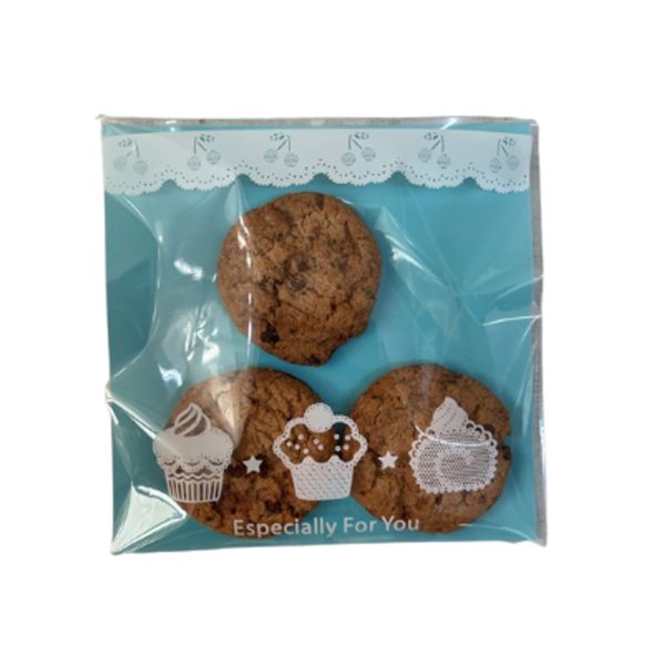 Saco Plástico BOPP com Aba adesiva 14x14+3 cm pacote c/ 100 peças