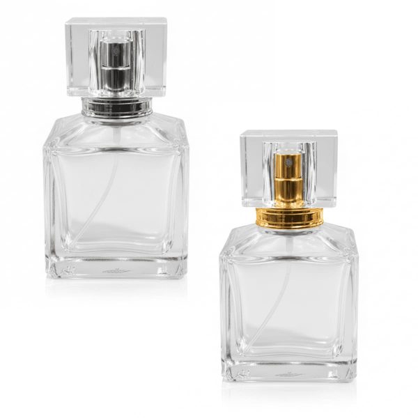 Frasco de Vidro Com Spray Perfume Luxo Cristal Basico 30ML