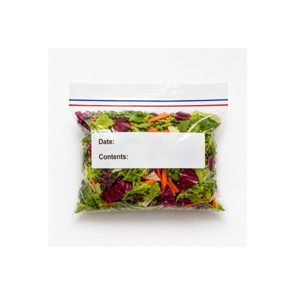 Saco Zip Hermético com Tarja Branca 18x20cm - 50 Unid.